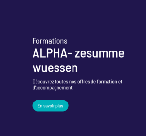 News Image - Einladungen: Nationale Tagung „ALPHA – zusammen wachsen“ und zusätzlicher Termin für die interregionalen Weiterbildungen