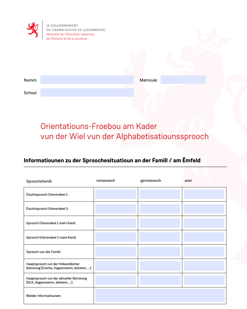 Dokument Card Image - Orientatiouns-Froebou